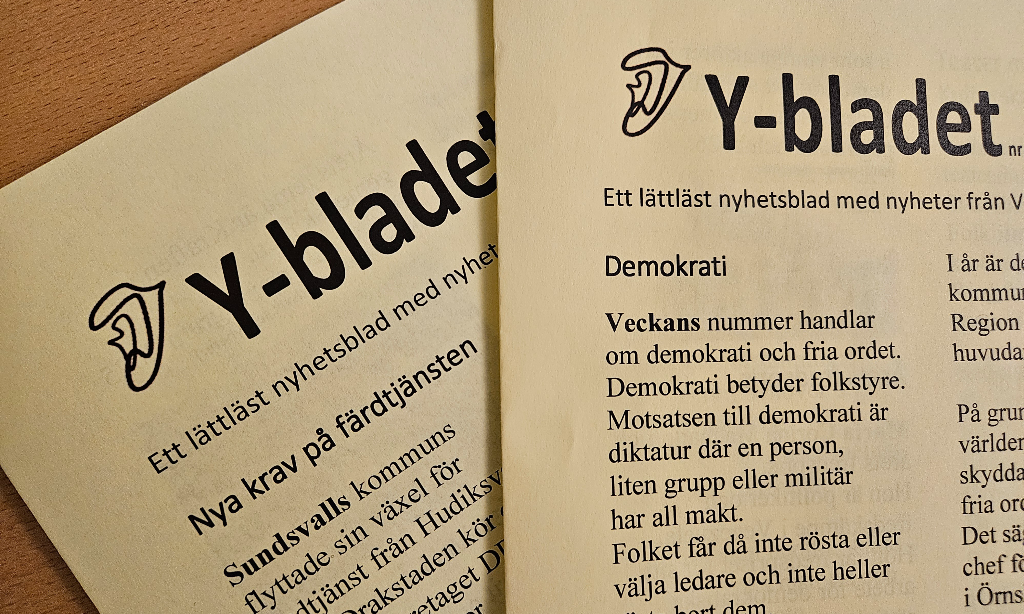 Två Y-bladet som ligger på varandra