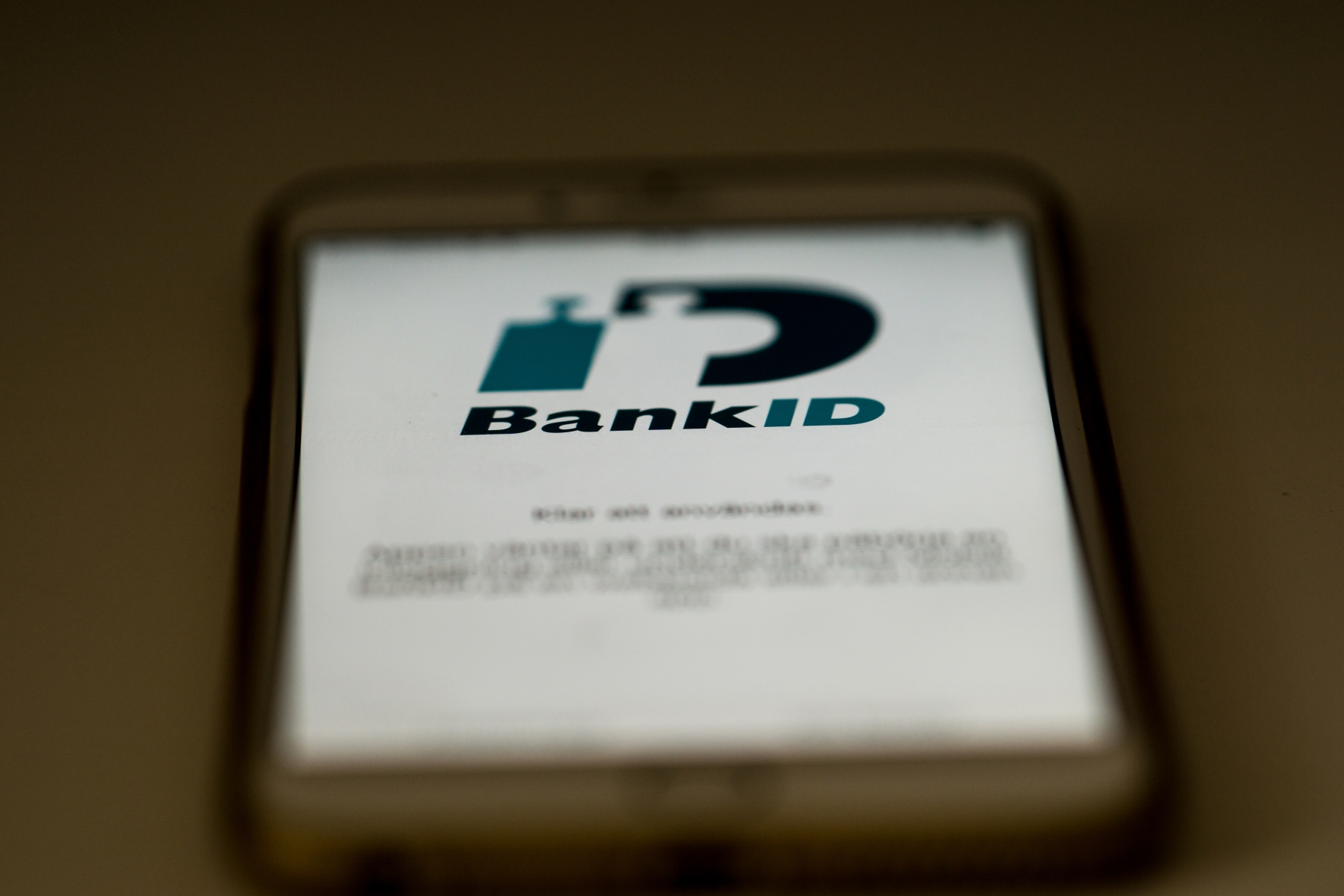 BankID på mobilskärm